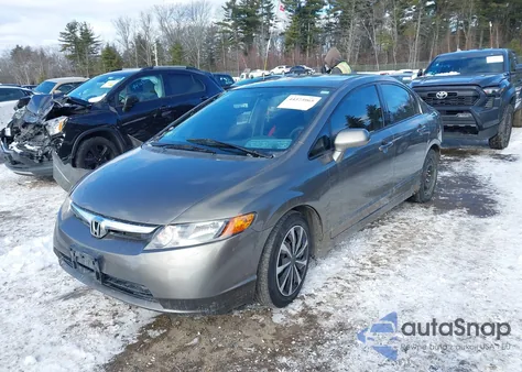 2008 Honda Civic Lx z USA, uszkodzony, nr VIN 2HGFA16598H341356